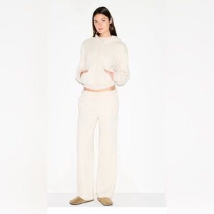 Skims cotton fleece straight leg sweats size XXS brand new